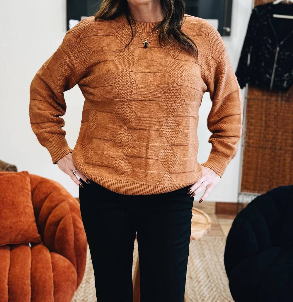 NEW SUPREME FASHION the ember ease sweater in khaki